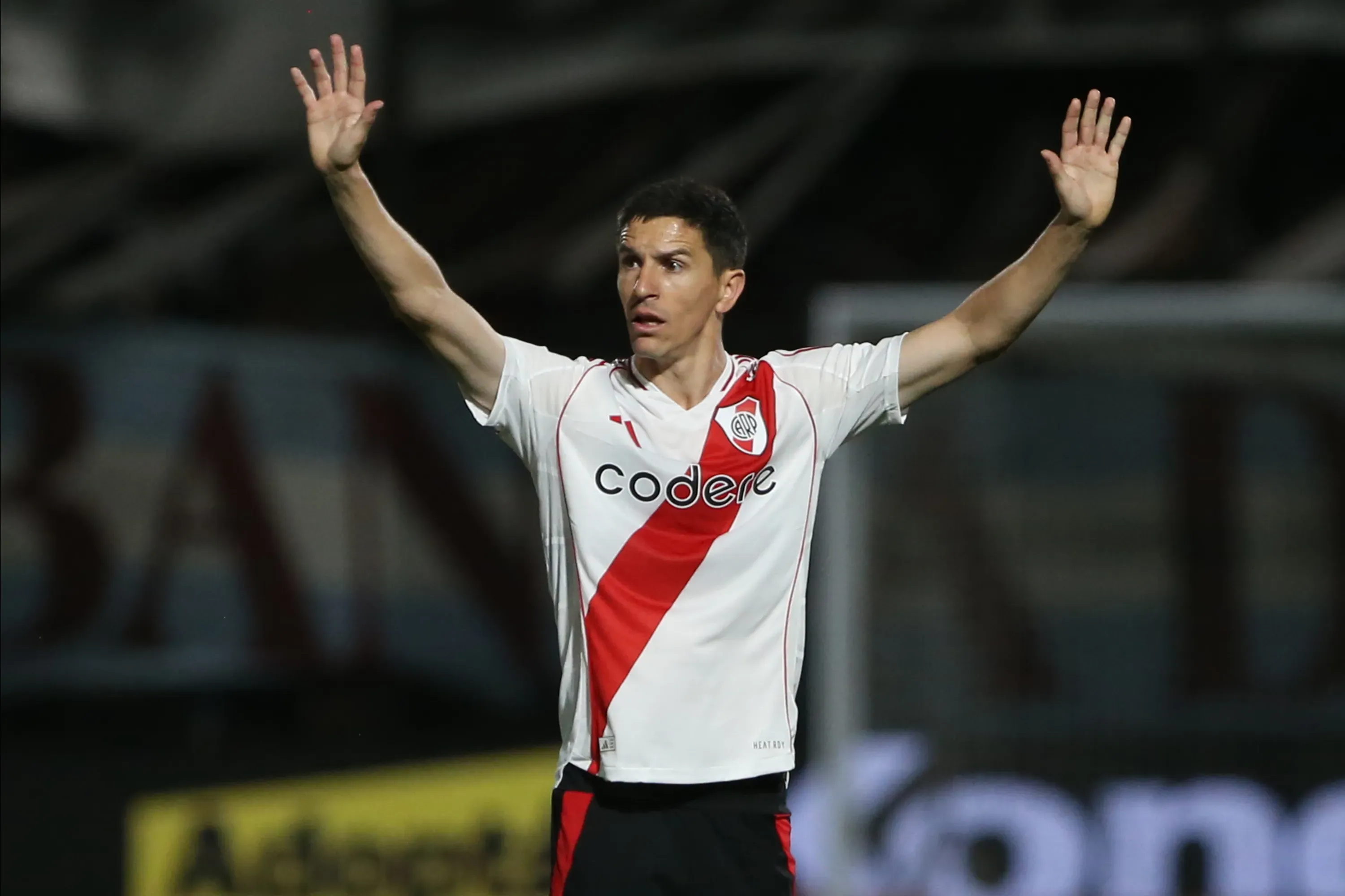 Ignacio Fernández, durante su estadía en River Plate. (Getty Images)