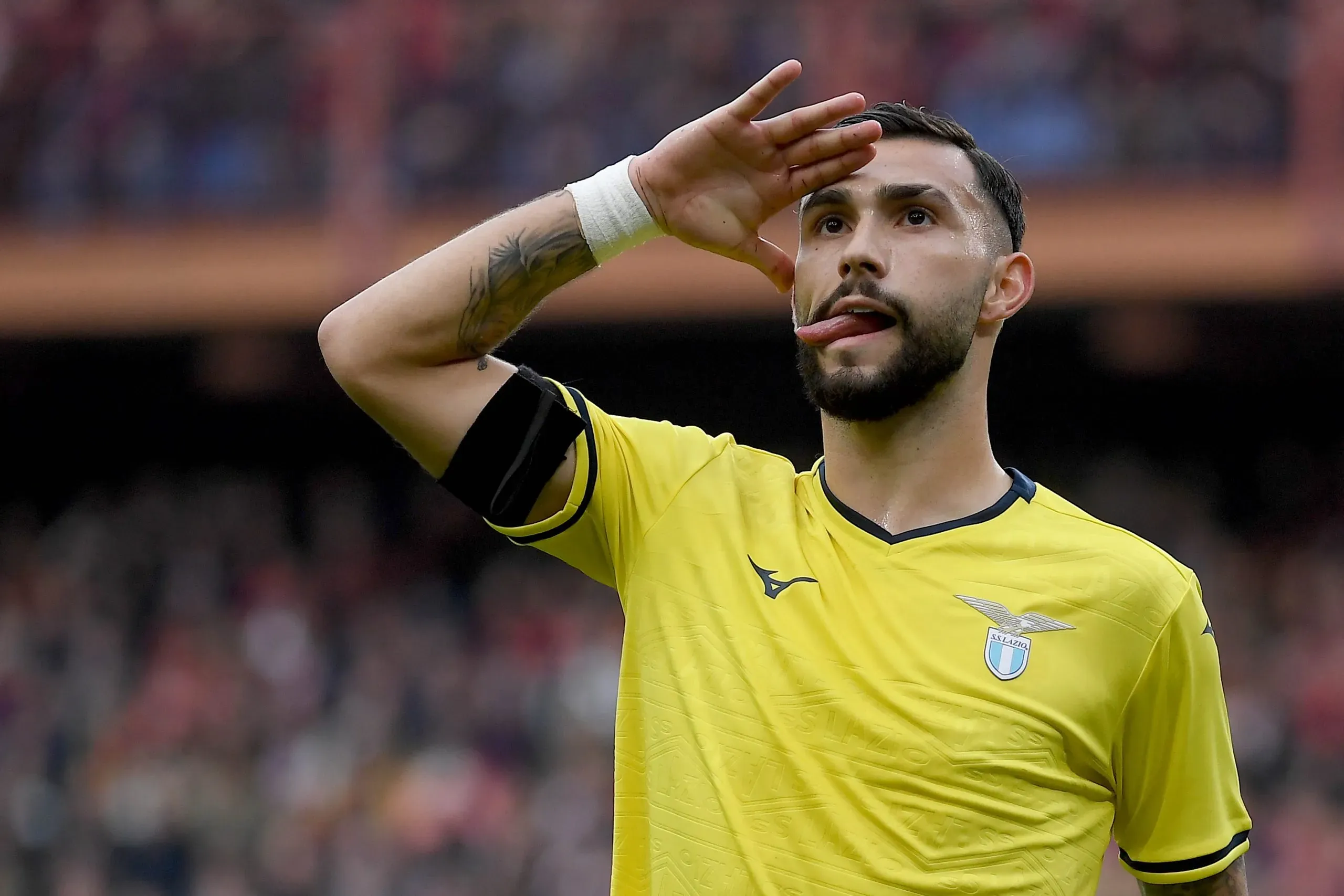 Castellanos festejando un gol en Lazio. (Foto: Getty)