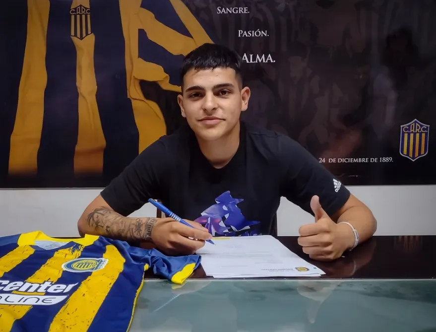 Segovia tiene contrato con Central hasta diciembre de 2026. (Foto: Prensa Rosario Central).