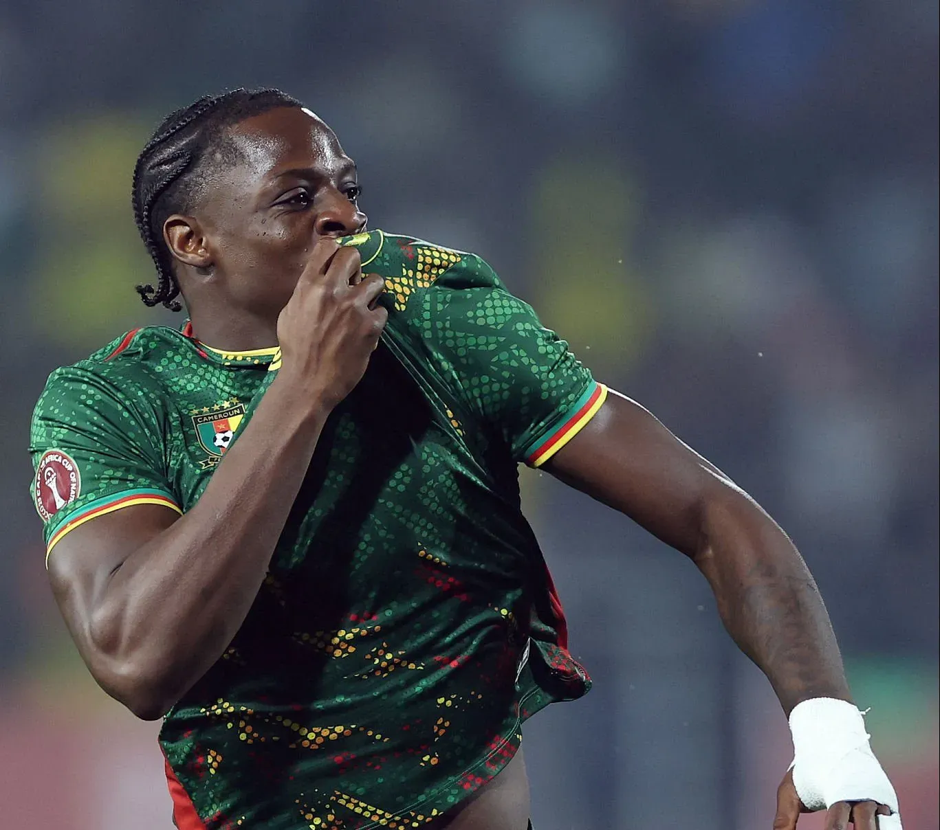 Etta Eyong le dio a Camerún la primera victoria en la CAN 2025. (Getty).