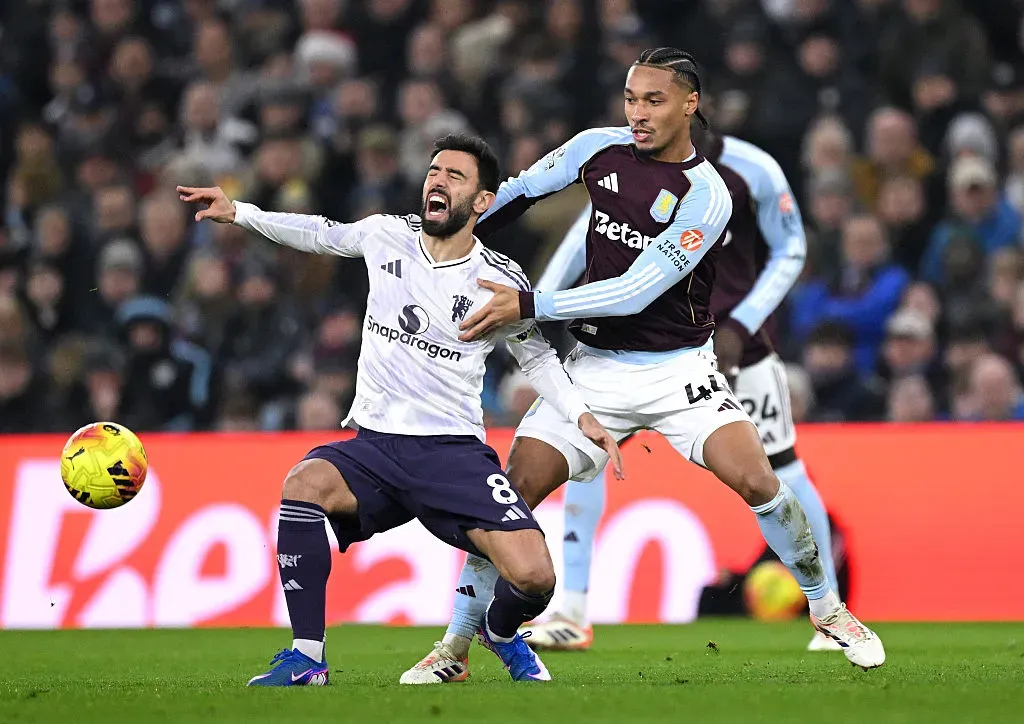Bruno se lesionó ante Aston Villa y será baja por varios partidos. (Getty)