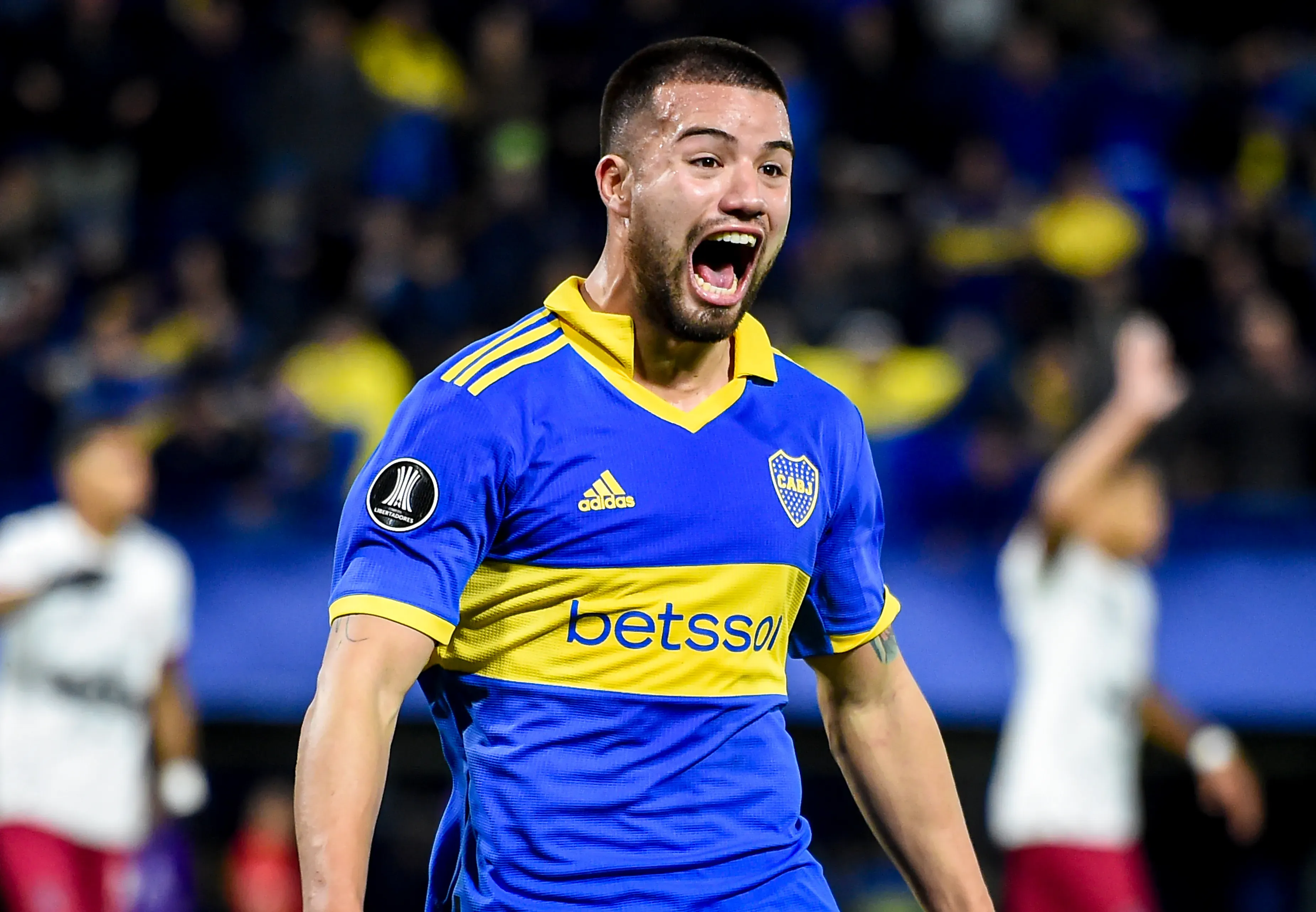 Marcelo Weigandt, lateral derecho durante su estadía en Boca. (Getty Images)