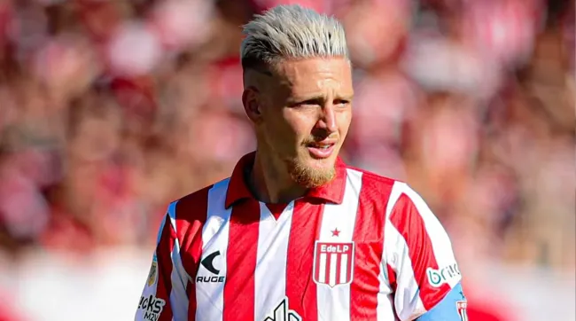 Santiago Ascacíbar, capitán de Estudiantes de La Plata, pretendido por Boca y River.