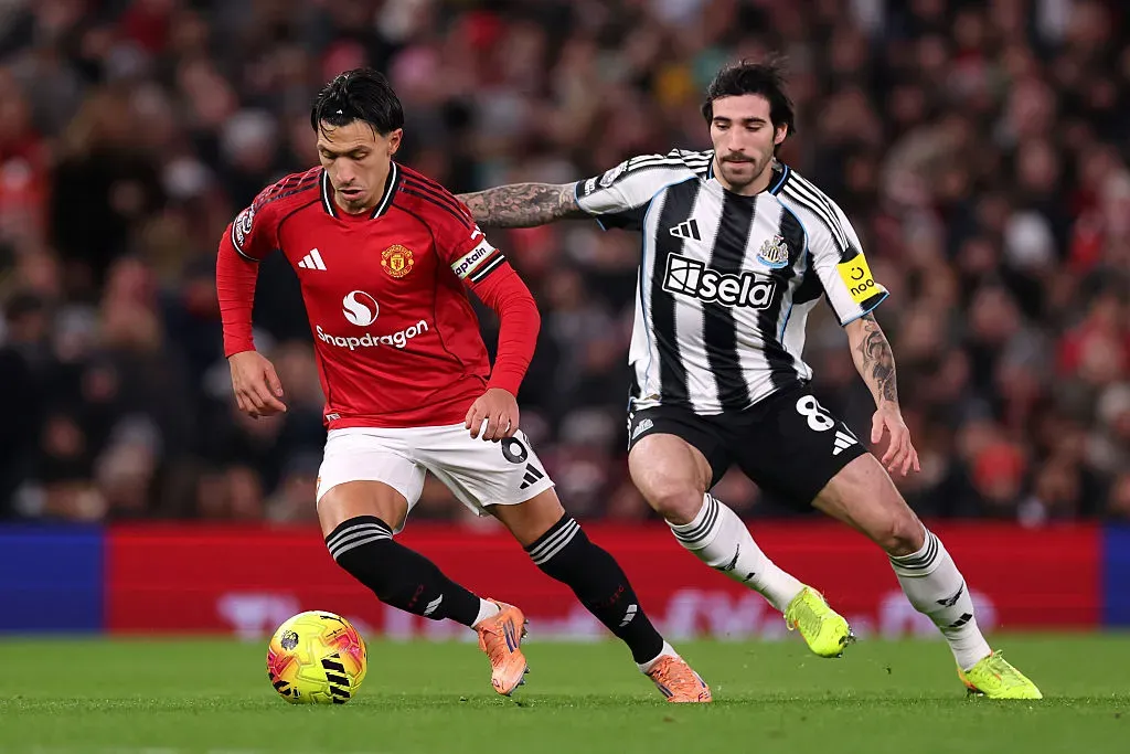 Lisandro Martínez registró su mejor partido con Manchester United. (Getty)