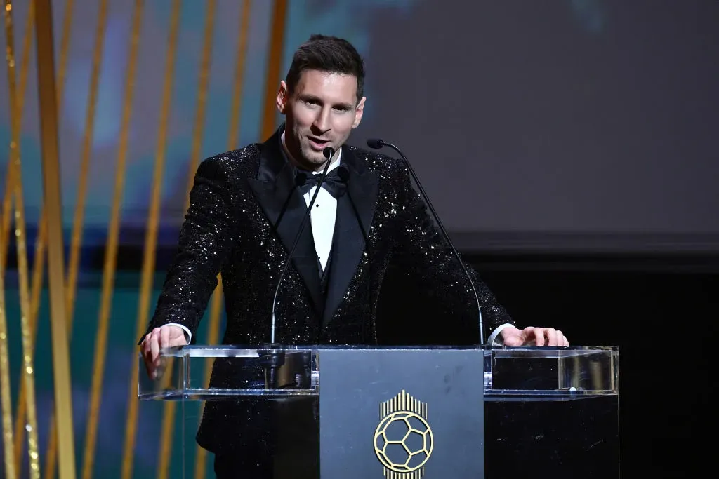 Messi había elogiado a Lewandowski en el Balón de Oro 2021. (Getty)