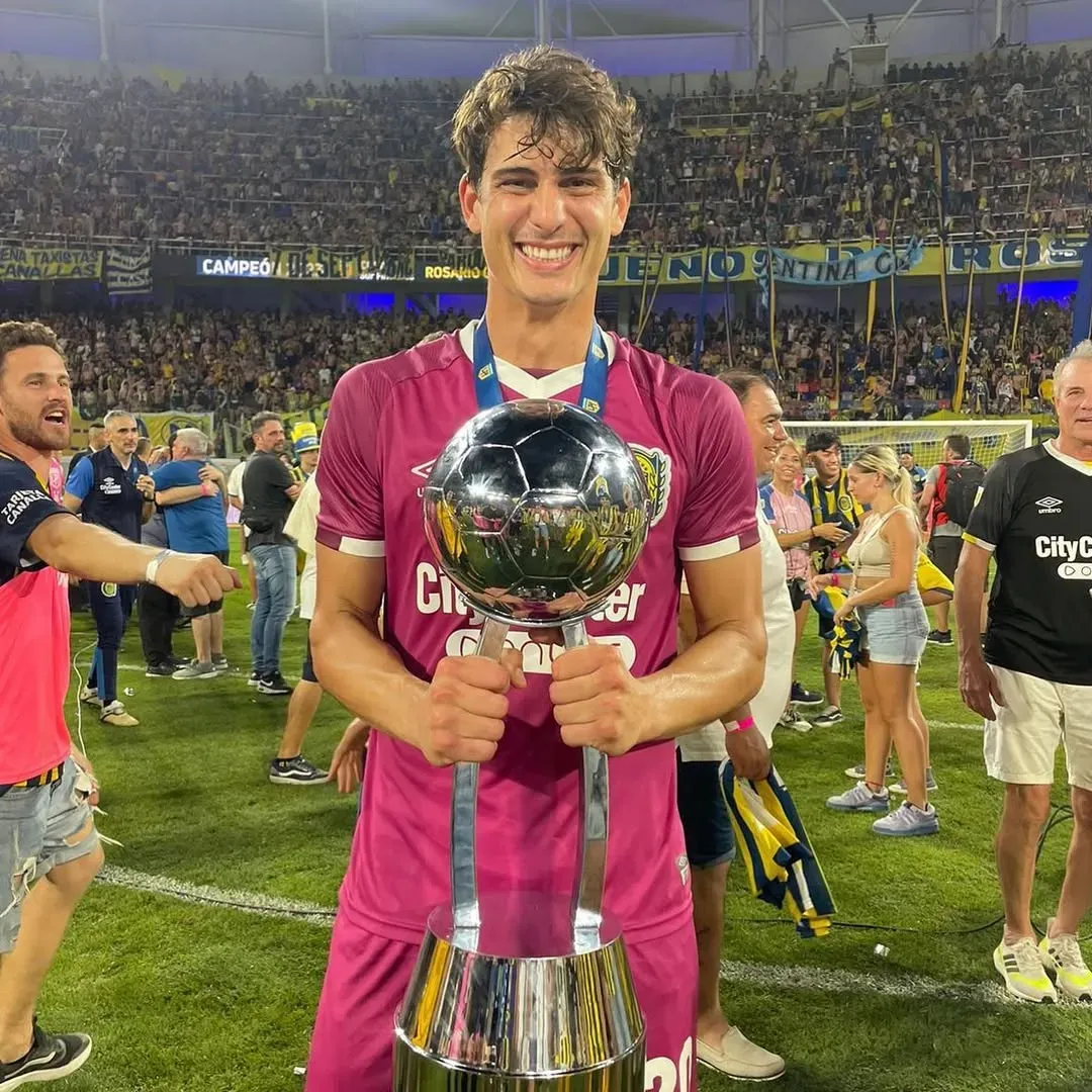 Axel Werner, parte del Rosario Central campeón en 2023 (@axelwernerr).
