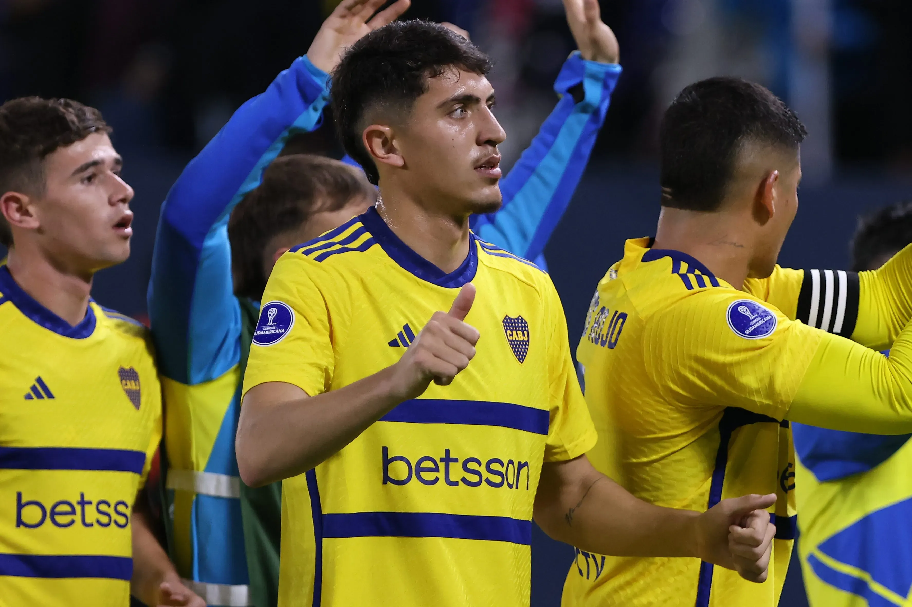Mateo Mendía tras su debut en Boca vs. Independiente del Valle por la Copa Sudamericana 2024.