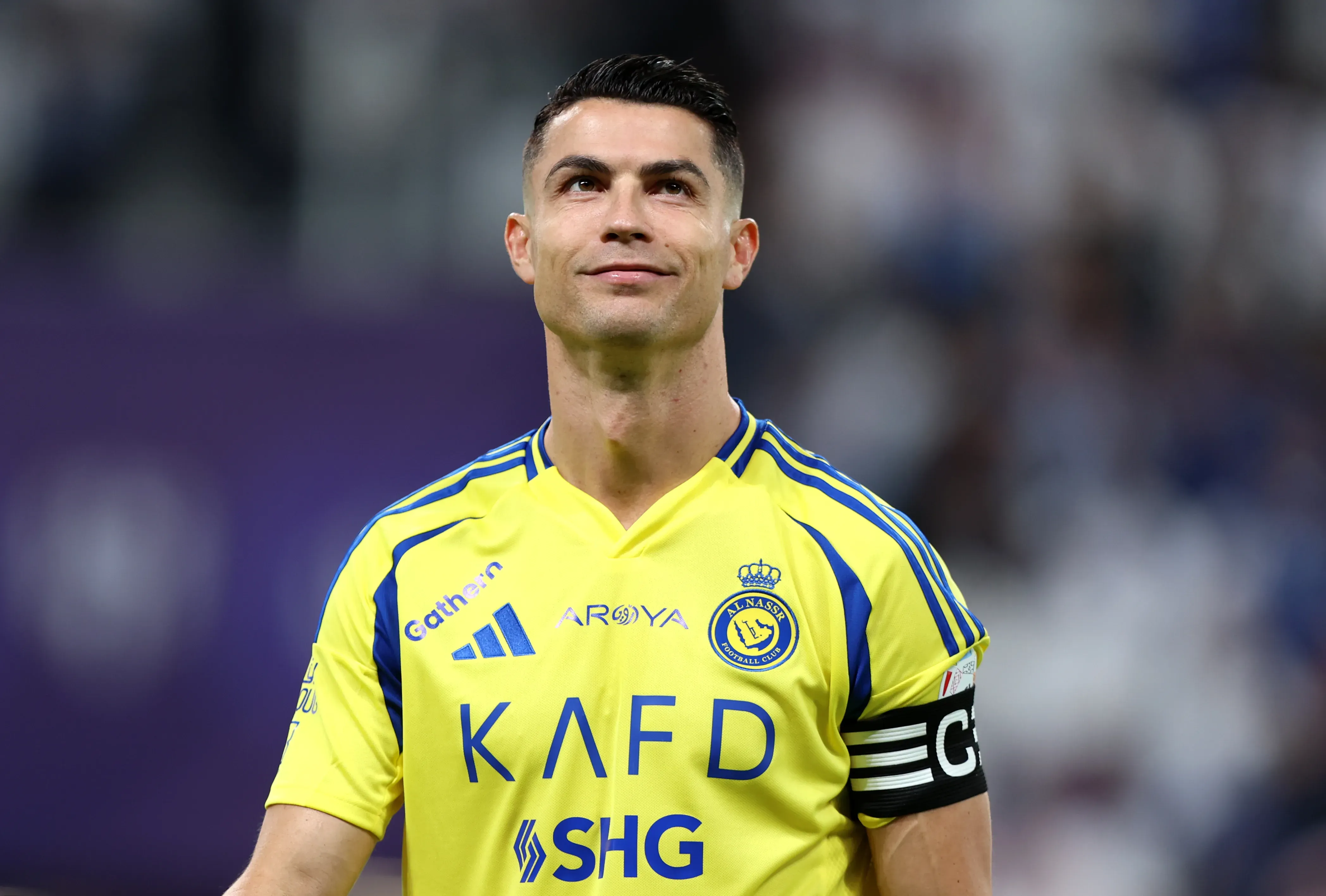 Cristiano Ronaldo, delantero portugués en Al Nassr. (Getty Images)