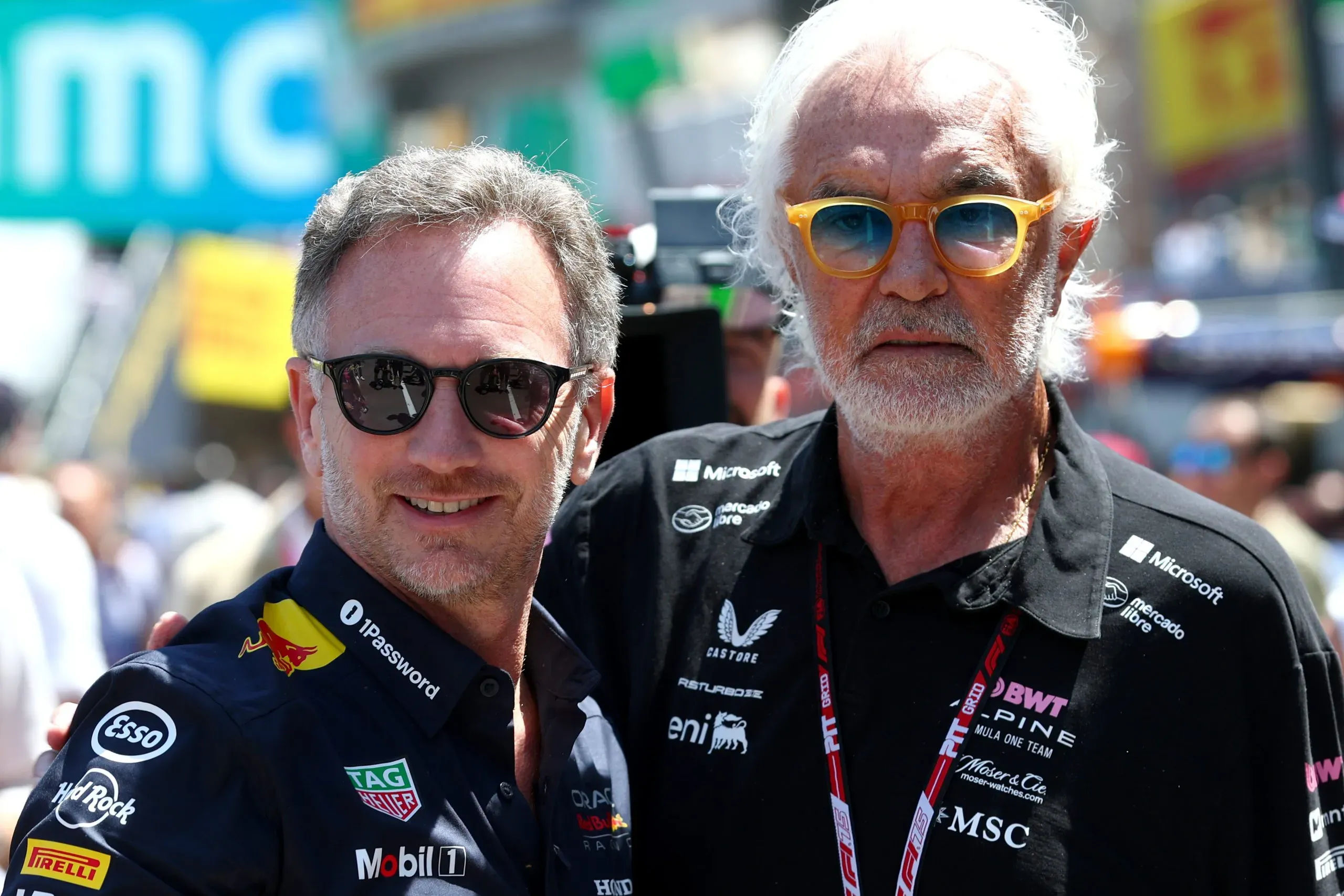 Christian Horner tiene una relación con Briatore que facilitaría su llegada a Alpine. (Getty)