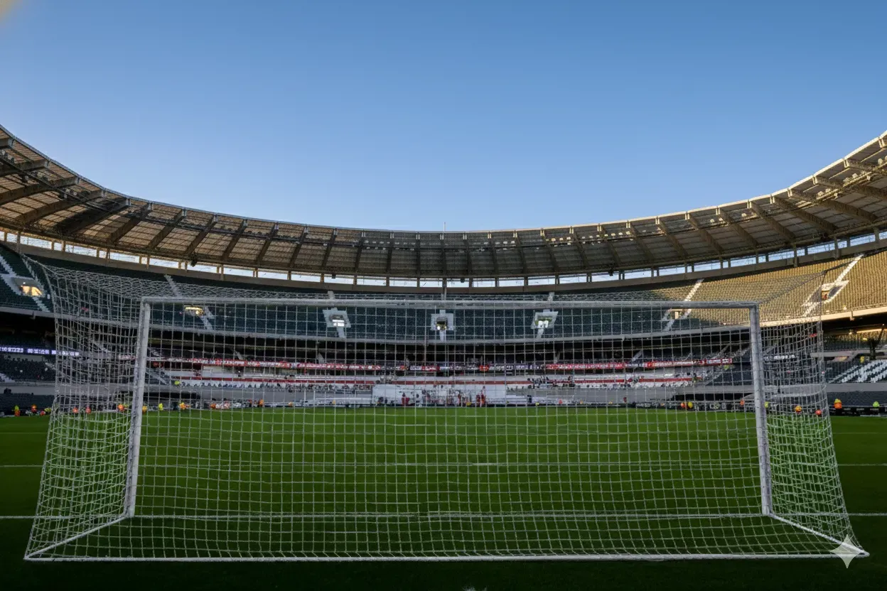 El techo cubrirá a las tribunas, pero no al campo de juego para no afectar su calidad. (Foto creada con Gemini).