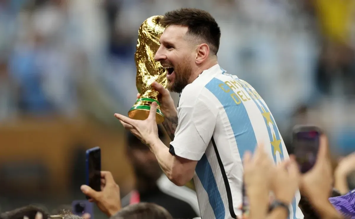 Lionel Messi y el sueño de cerrar su carrera con el broche soñado del bicampeonato del mundo (Getty).