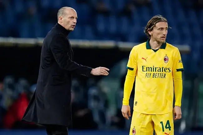 Modric destacó a Allegri por ser “un maestro” dentro de la cancha.