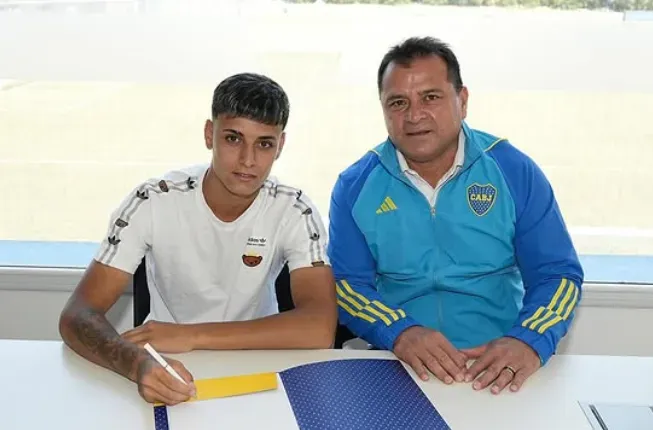 Santiago Zampieri tiene contrato hasta 2027. (Foto: Boca)