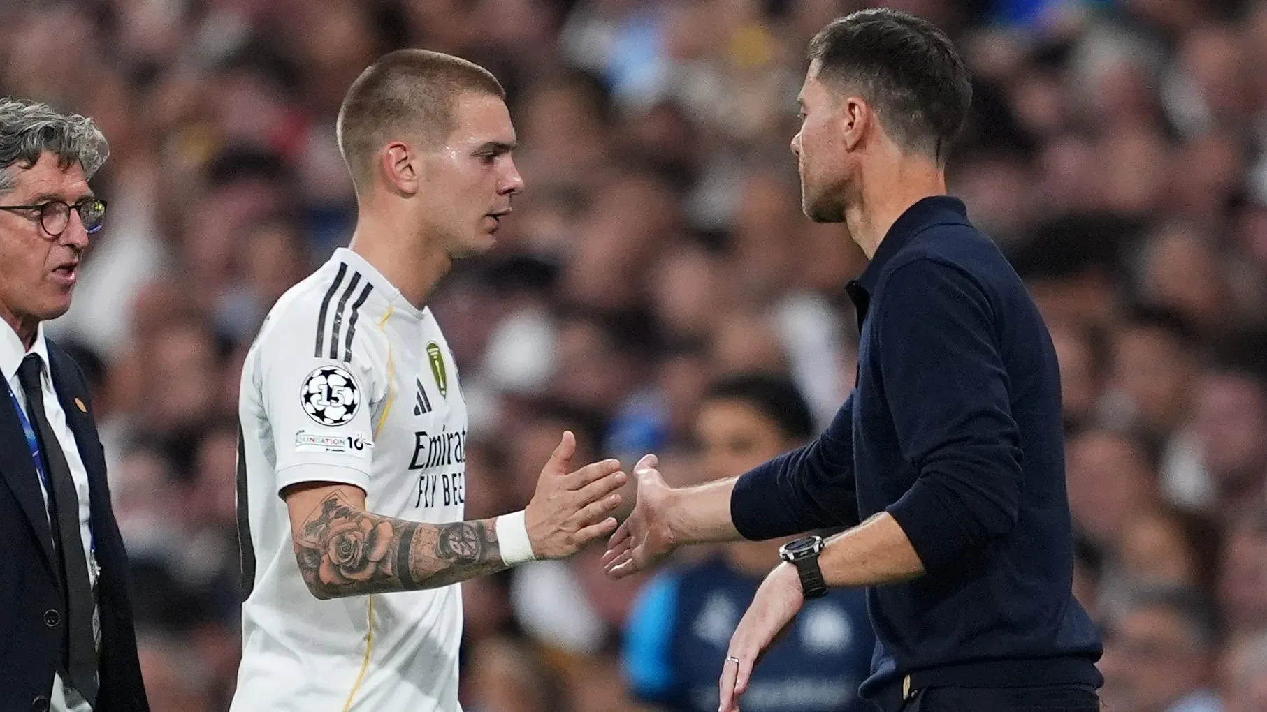 Xabi Alonso dijo que Franco Mastantuono tiene que seguir adaptándose, luego de la victoria 2 a 1 sobre el Marsella.