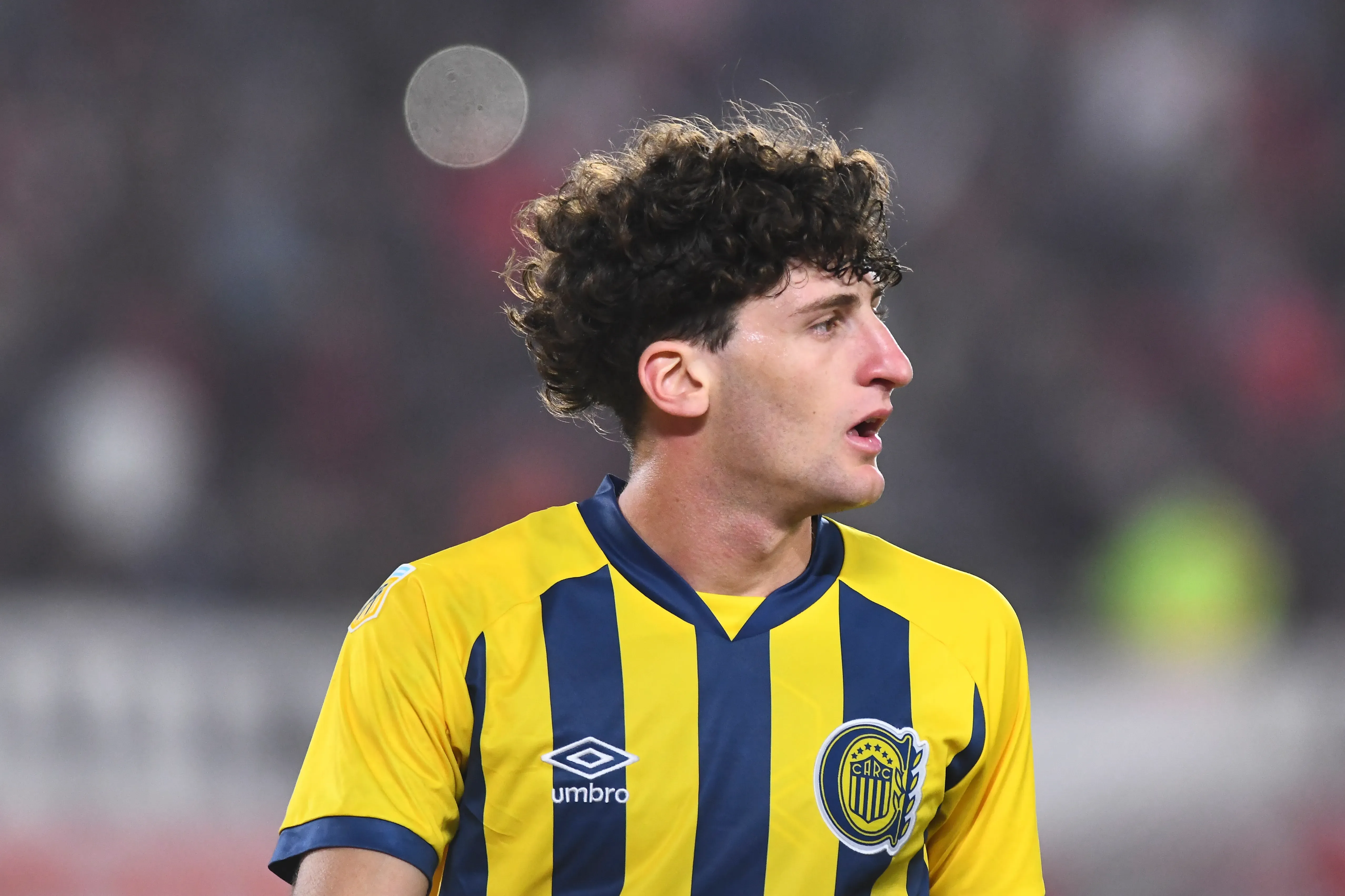 Mateo Tanlongo, en su estadía en Rosario Central. (Getty Images)