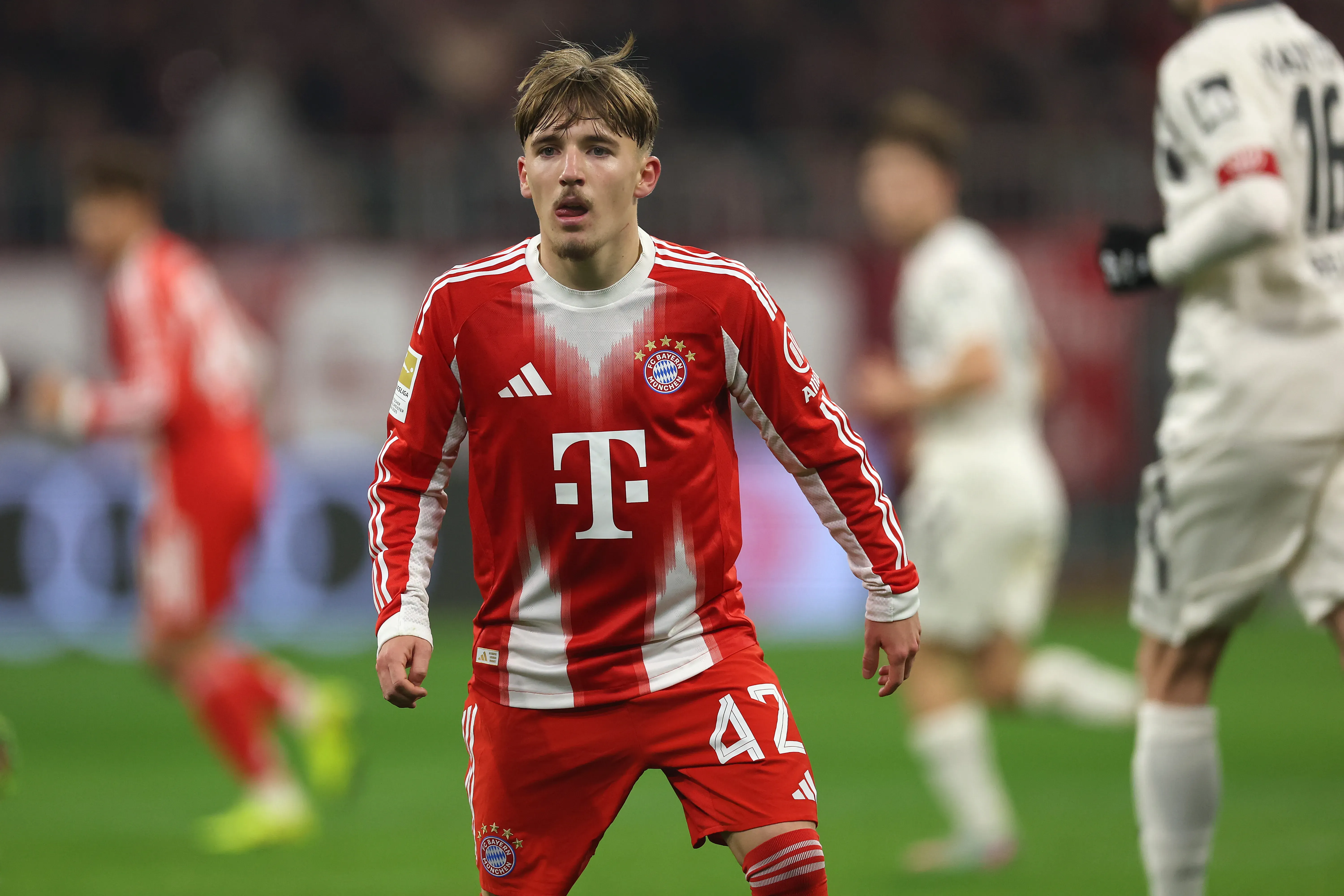 Lennart Karl, la joya alemana que deslumbra en Bayern Múnich (Getty Images).