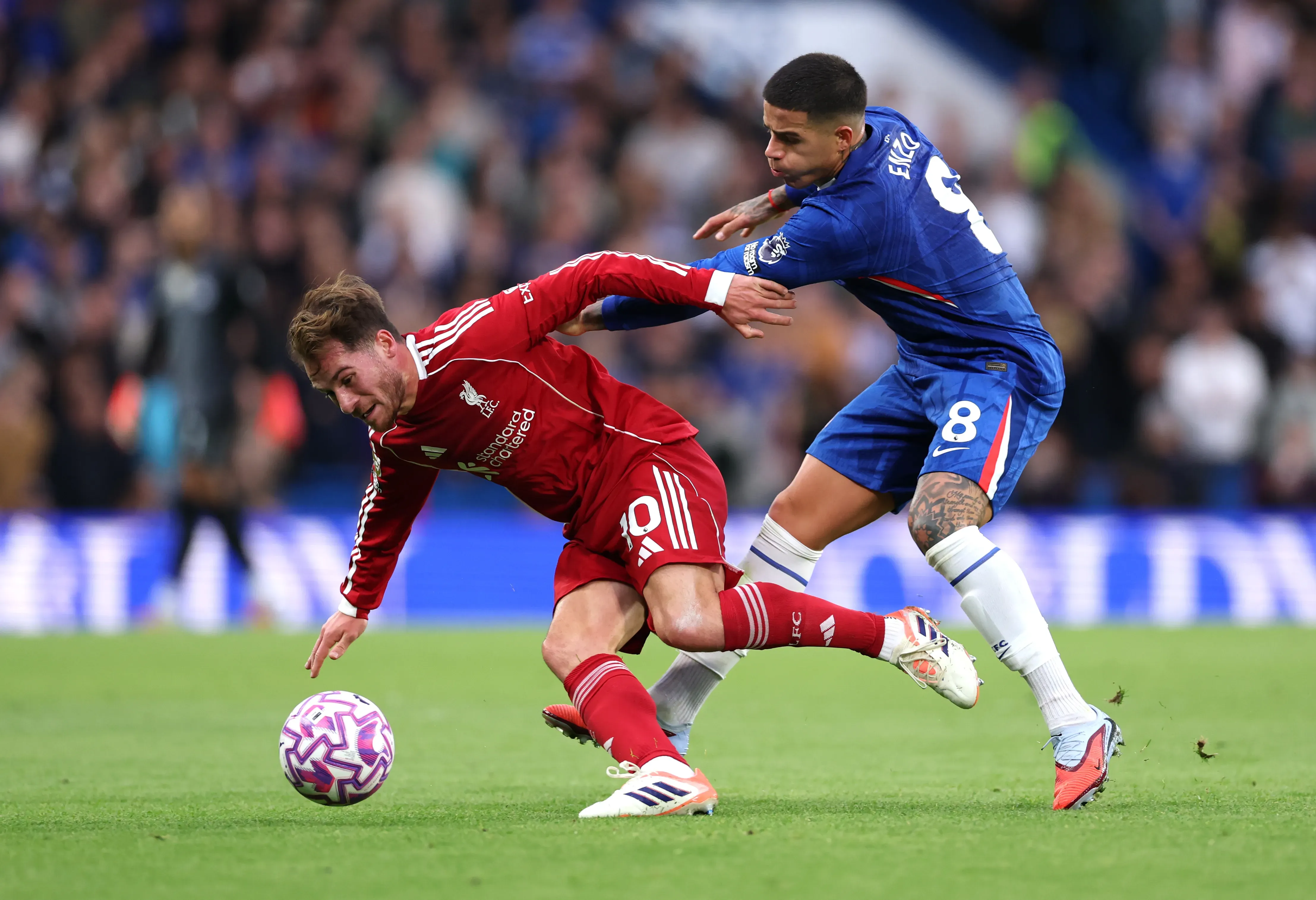 Alexis Mac Allister y Enzo Fernández, talento argentino en la Premier League. (Getty)