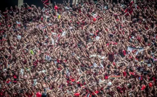 A Nação fez uma linda festa em Lima – Foto:Alexandre Vidal / Flamengo