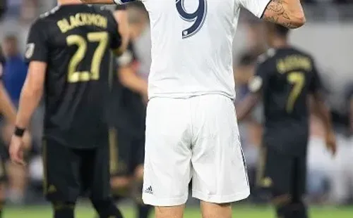 Ibrahimovic enquanto trabalhava pelo LA Galaxy