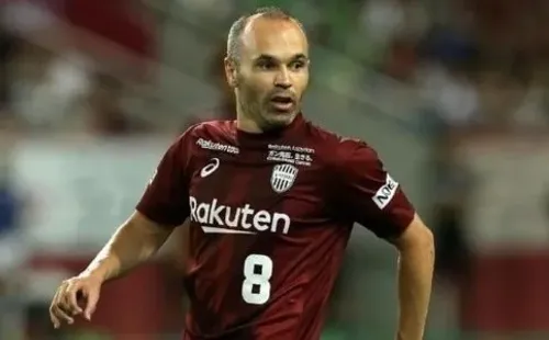 Andrés Iniesta foi para o futebol japonês em julho de 2018