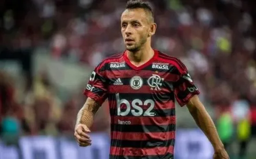 Rafinha: desfalque (Foto: Alexandre Vidal/Flamengo/Divulgação)