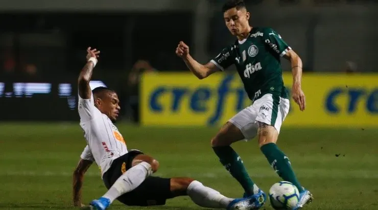 Diogo Barbosa está em baixa no Palmeiras e é uma opção na lateral esquerda. Foto: Getty Images