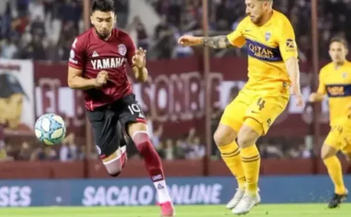 Marcelino Moreno: alvo do Galo (Foto: Divulgação/Lanús)