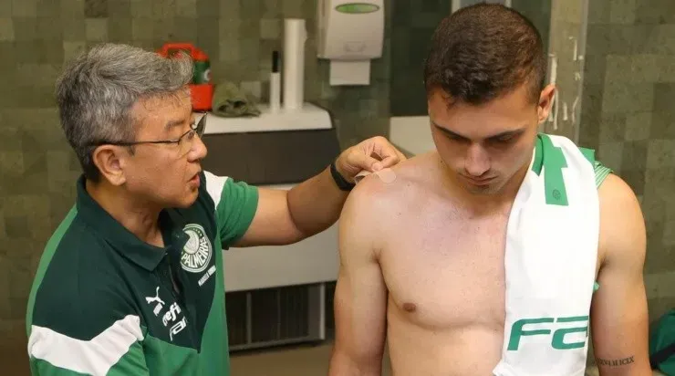 Luanusouo período de pandemia para se recuperar de lesão. Foto: Cesar Grecco/ Agência Palmeiras