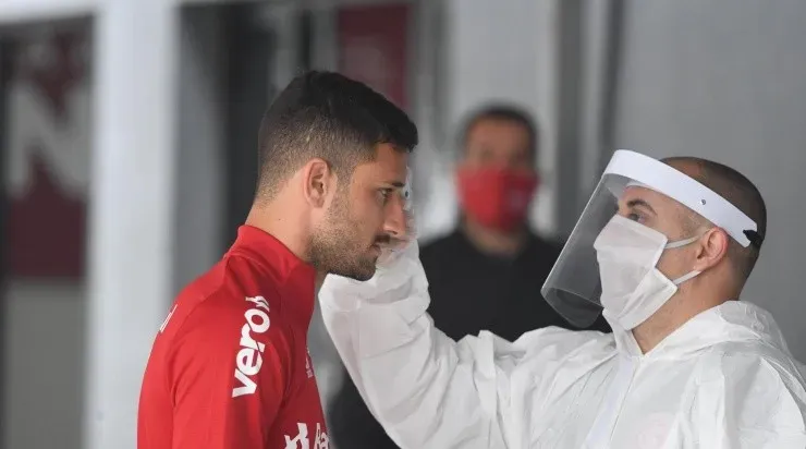 Internacional voltou aos treinos nesta terça-feira (5). Foto: Ricardo DUarte Internacional