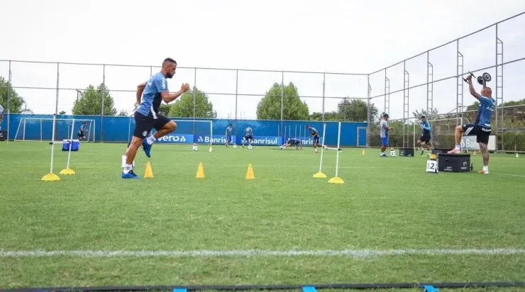 Grêmio retomou as atividades no CT – Foto: Lucas Uebel/Grêmio.