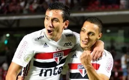 Pablo lamentou a saída de seu amigo Antony. Foto: Rubens Chiri/São Paulo FC