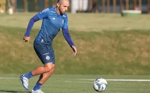 Régis é reforço da Raposa – Foto: Felipe Oliveira/Divulgação/EC Bahia.