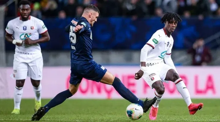 Camavinga é um dos principais jogadores do Rennes. Foto: Getty Images