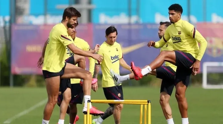 Barcelona segue se preparando para a reestreia na La Liga