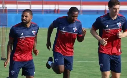 Jogadores retomaram os treinos – Foto: Leonardo Moreira/Fortaleza EC.