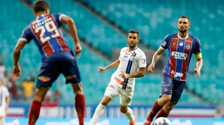 Bahia é um dos 8 clubes que estão em imbróglio com a Turner pela transmissão do Brasileirão até 2024. Foto: Felipe Oliveira / EC Bahia