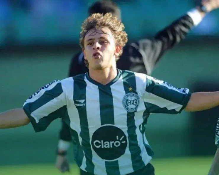 Rafinha em sua primeira passagem pelo Coritiba. Foto: Divulgação