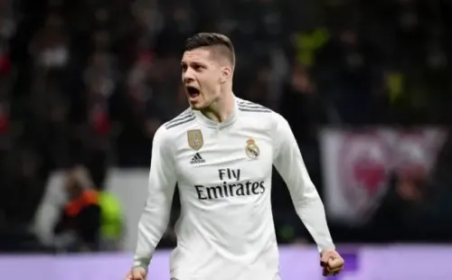 Luka Jovic não agradou o técnico Zidane. Foto: Getty Images