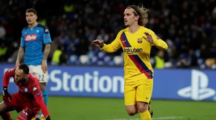 Griezmann sofreu uma lesão e está fora do Campeonato Espanhol