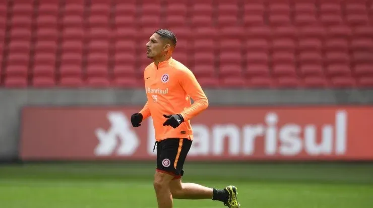 Paolo Guerrero completou nesta quarta-feira (13) dois anos de Internacional. Foto: Ricardo Duarte/Internacional