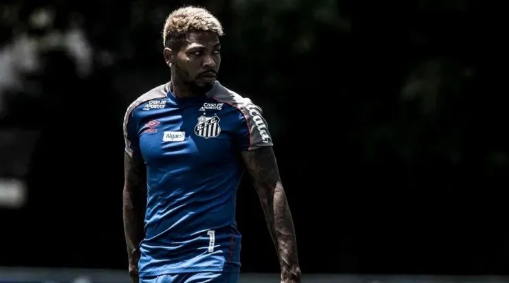 Marinho pode desfacar o Santos contra o Flamengo. Foto: Ivan Storti/Santos/FC