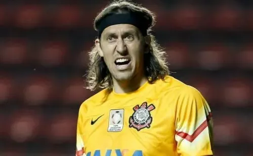 Cássio negou que o elenco entraria em greve no Corinthians. Foto: Daniel Augusto