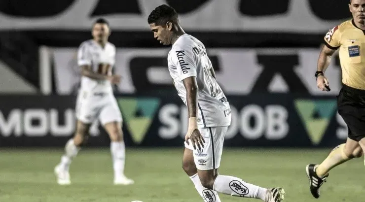 Raniel esteve em campo contra o Vasco – Foto: Ivan Storti/Santos FC.