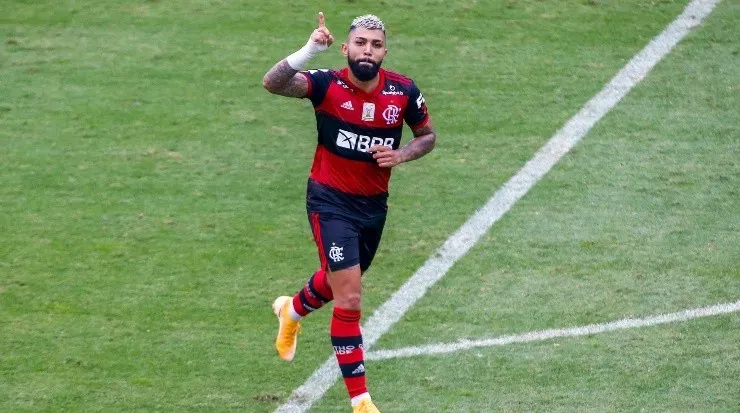 Gabigol em campo pelo Flamengo - (Getty Images)