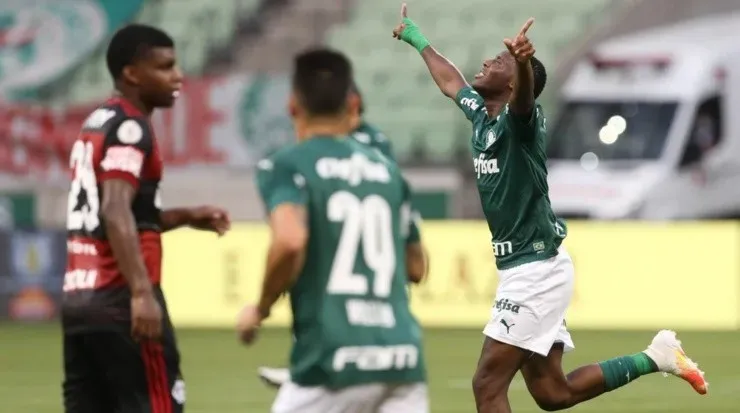 Gol do Palmeiras na partida foi marcado por Patrick de Paula – Foto: Cesar Greco/Palmeiras.
