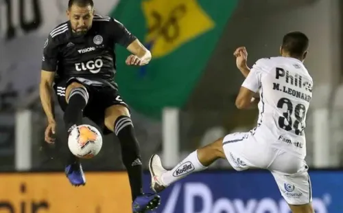 Santos e Olimpia empataram sem gols pela terceira rodada da Libertadores, na Vila Belmiro - (Getty Images)