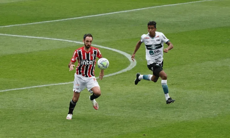 Coritiba x São paulo no Couto Pereira. (Foto: Getty Images)