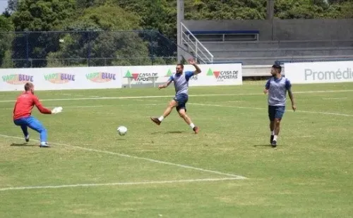 Treinamento do Bahia visando jogo contra o Goiás. Rafael Machaddo/EC Bahia