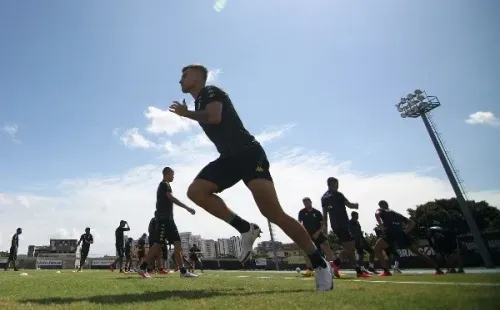 Treino do Botafogo visando os próximos combate do Brasileirão. Vitor Silva/Botafogo