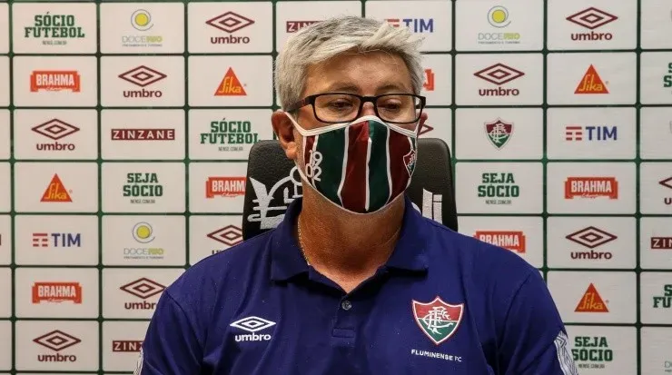 Odair Hellmann prega cautela para escalar Lucca. Foto: Lucca Merçom